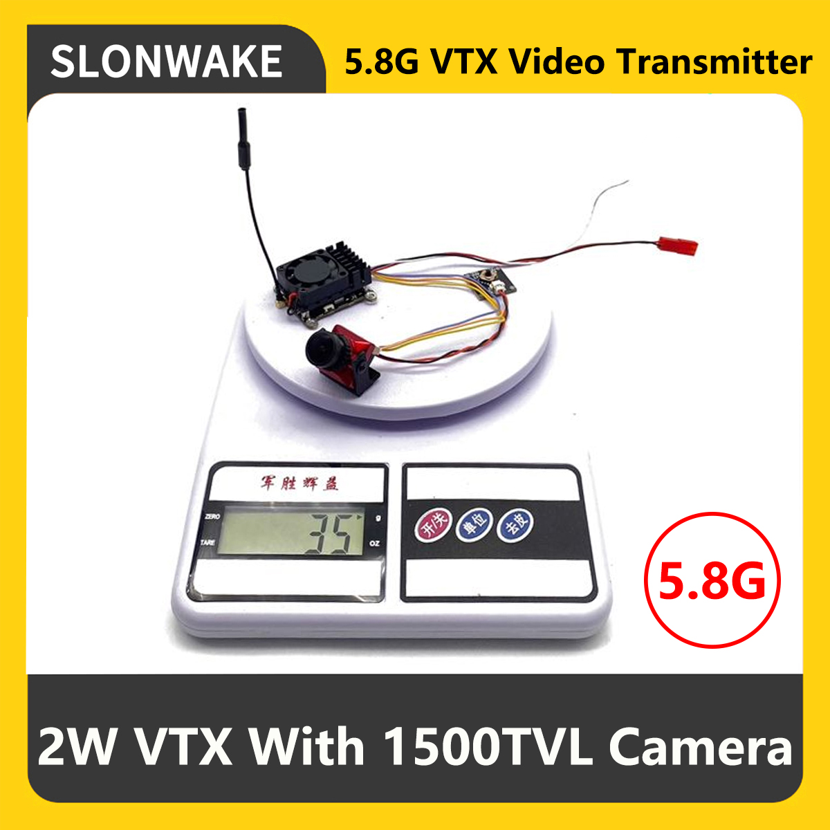 Rc Transmitter - جهاز إرسال SLONWAKE 5.8G 2000mW FPV