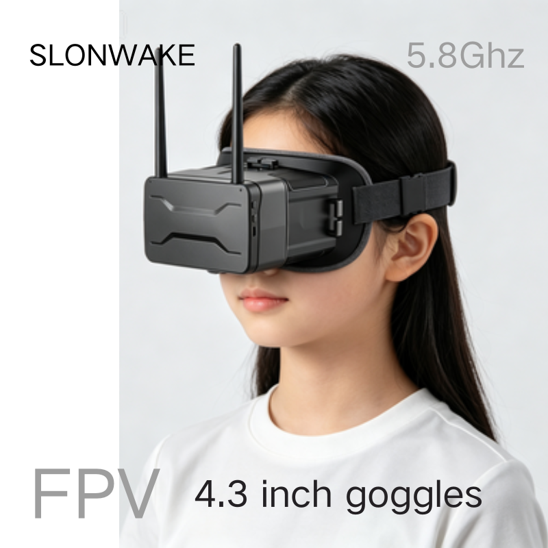 Goggles Fpv - نظارات FPV بتردد 5.8 جيجاهرتز، شاشة