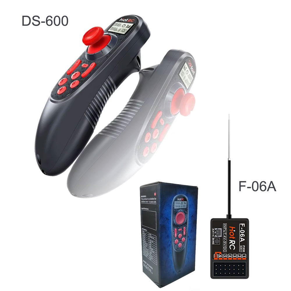 Radio Transmitter 2.4Ghz - نظام راديو قارب HOTRC DS-600 2.4