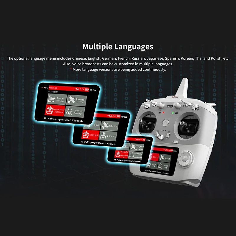 جهاز إرسال RadioLink T12D ذو 1 - مراجعة Radio Transmitter 2.4Ghz وسعره