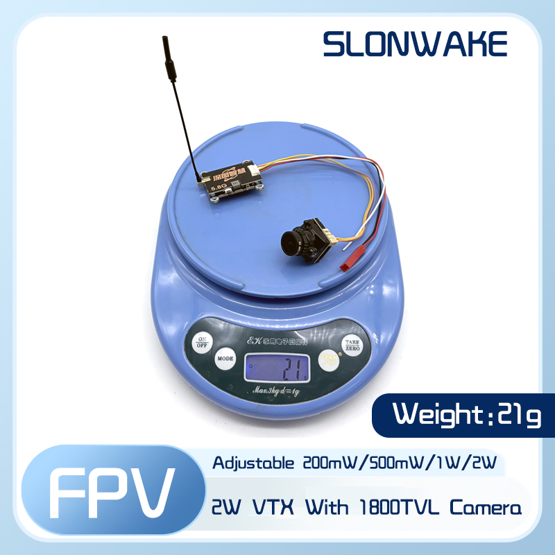 جهاز إرسال SLONWAKE 5.8G 56CH  - مراجعة Fpv Camera وسعره