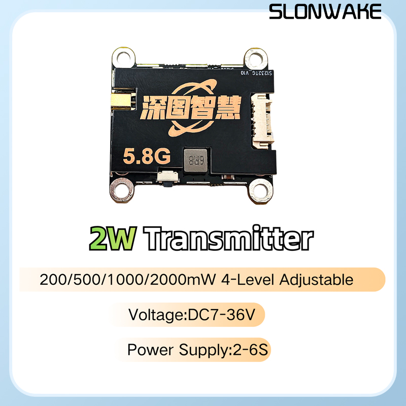 جهاز إرسال SLONWAKE 5.8G 56CH  - مراجعة Fpv Camera وسعره