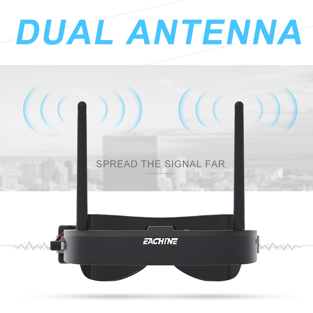 Eachine EV100 720*540 5.8G 72C - مراجعة Goggles Fpv وسعره