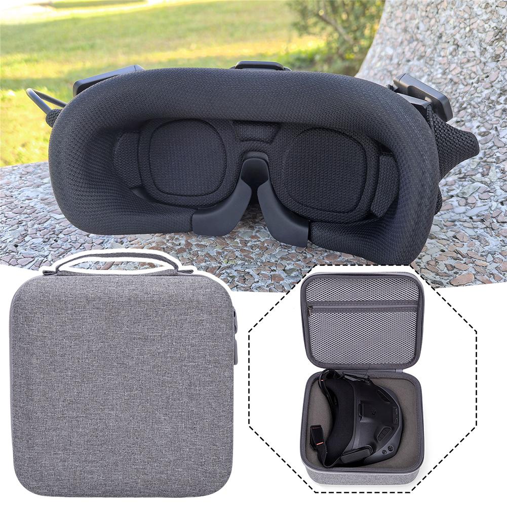 حقيبة التخزين نظارات N3 الصلب  - مراجعة Drone Goggles Dji وسعره