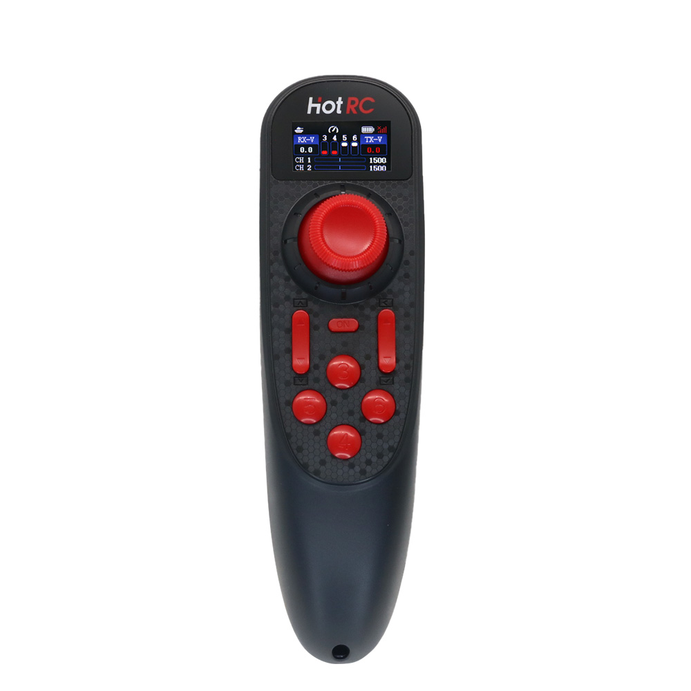 نظام راديو HOTRC DS-650 بـ 6 ق - مراجعة Radio Transmitter 2.4Ghz وسعره