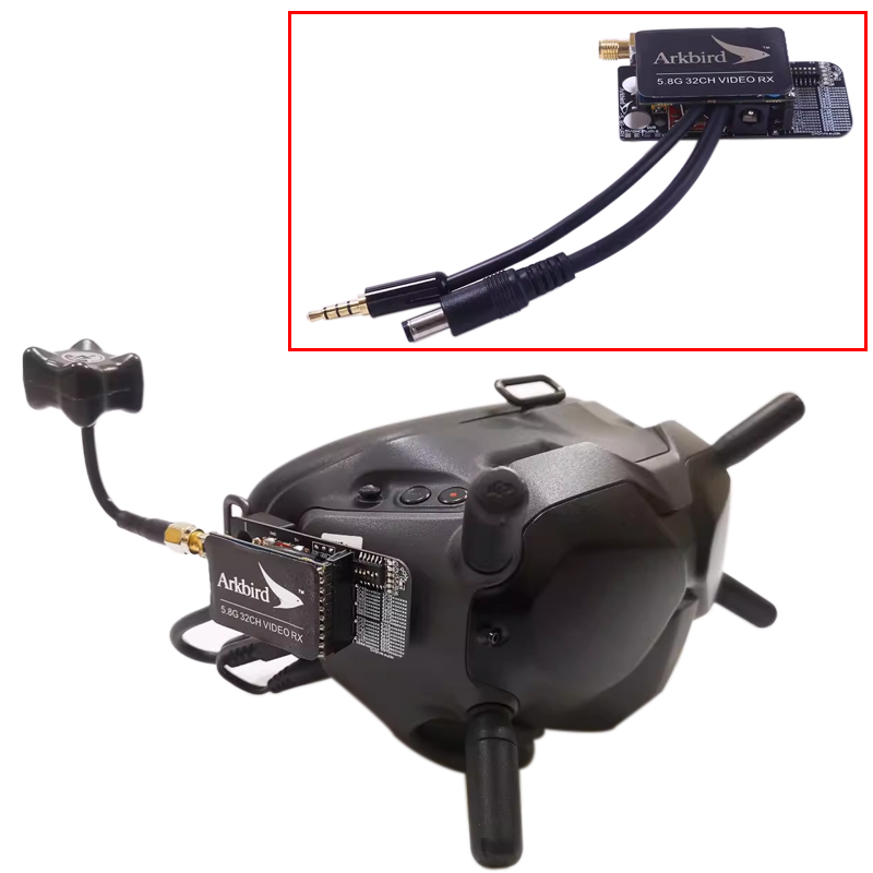 Arkbird HD إلى نظارات الفيديو  - مراجعة Drone Goggles Dji وسعره