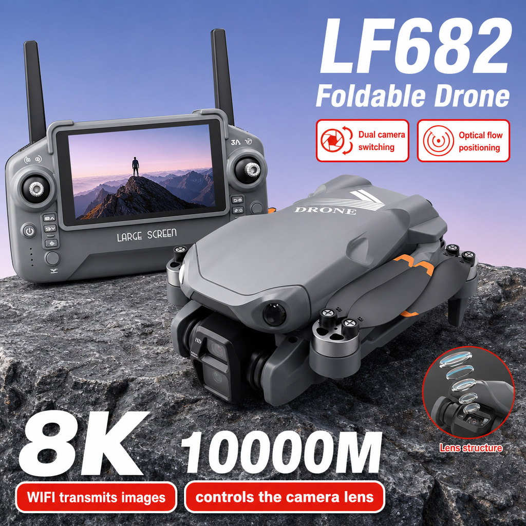 طائرة بدون طيار LF682 للتصوير  - مراجعة Dji Mini Drone وسعره