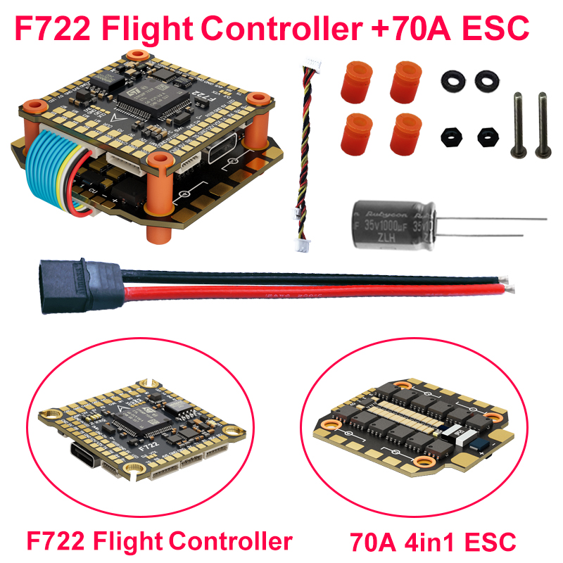 DAKEFPV F722 60A Stack ICM4268 - مراجعة F722 Flight Controller وسعره