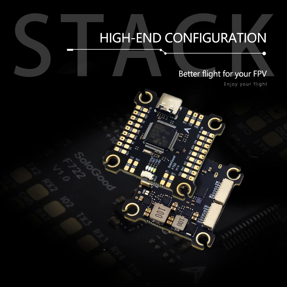 SoloGood F722 60A Stack ICM426 - مراجعة F722 Flight Controller وسعره