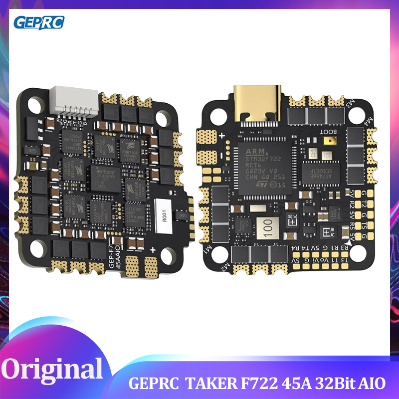 GEPRC TAKER F722 45A 32Bit AIO - مراجعة F722 Flight Controller وسعره
