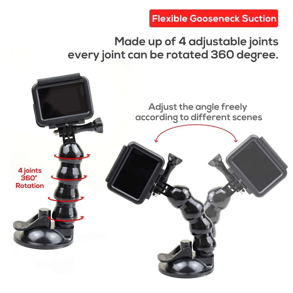 حامل شفط للزجاج الأمامي للسيار - مراجعة Runcam Camera وسعره
