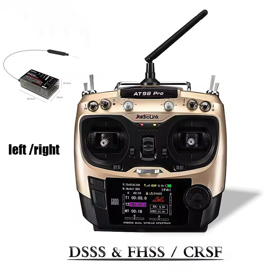 جهاز إرسال راديو Radiolink AT9 - مراجعة Fpv Drone وسعره