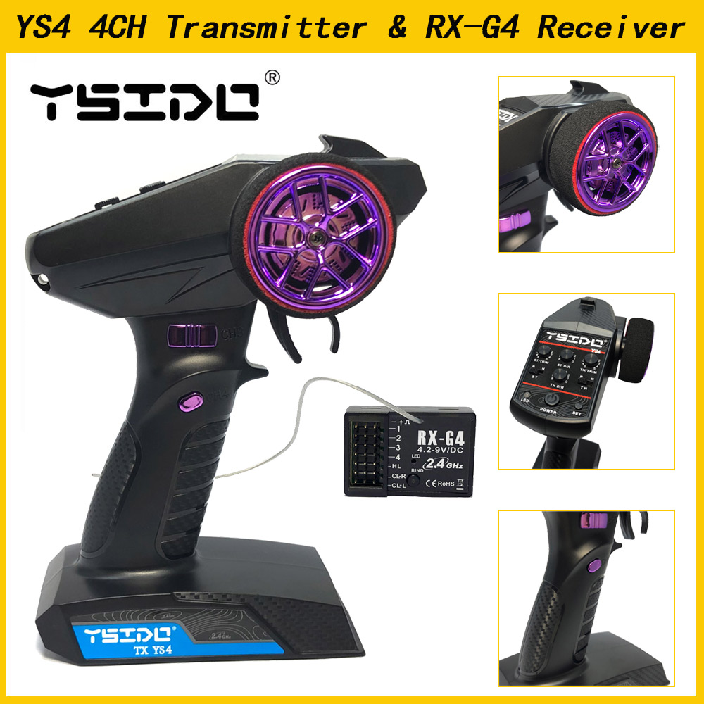 YSIDO YS4 2.4 جيجا هرتز 4CH نظ - مراجعة Radio Transmitter 2.4Ghz وسعره