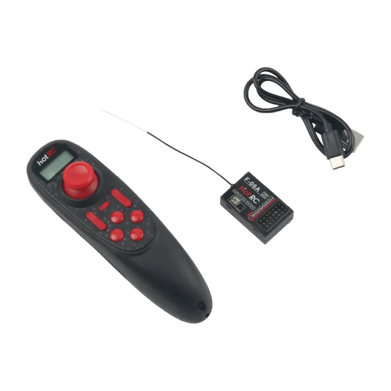 نظام راديو Hotrc Ds-600 بـ 6 ق - مراجعة Radio Transmitter 2.4Ghz وسعره