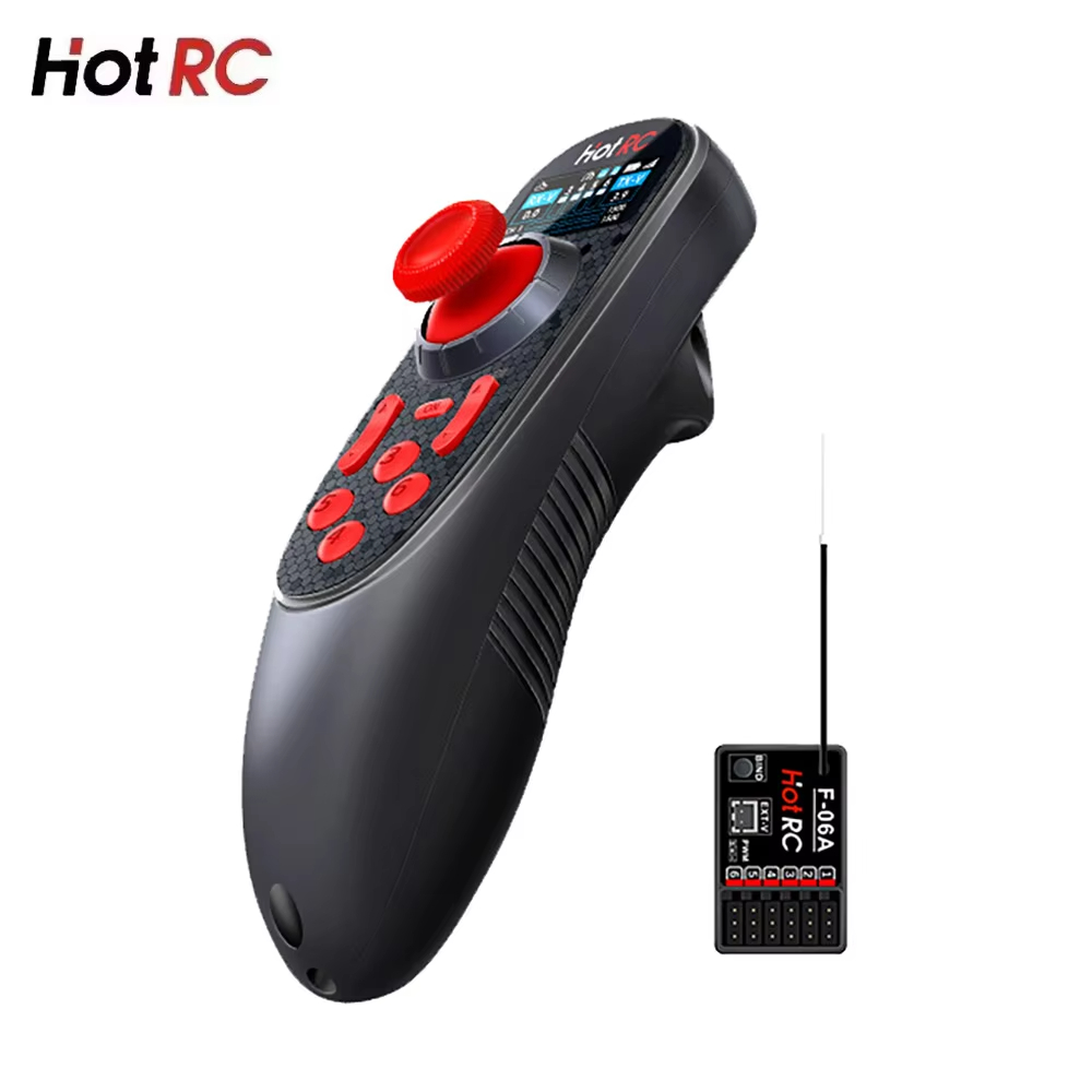 HOTRC Hotrc DS-650 DS 650 6CH  - مراجعة Radio Transmitter 2.4Ghz وسعره
