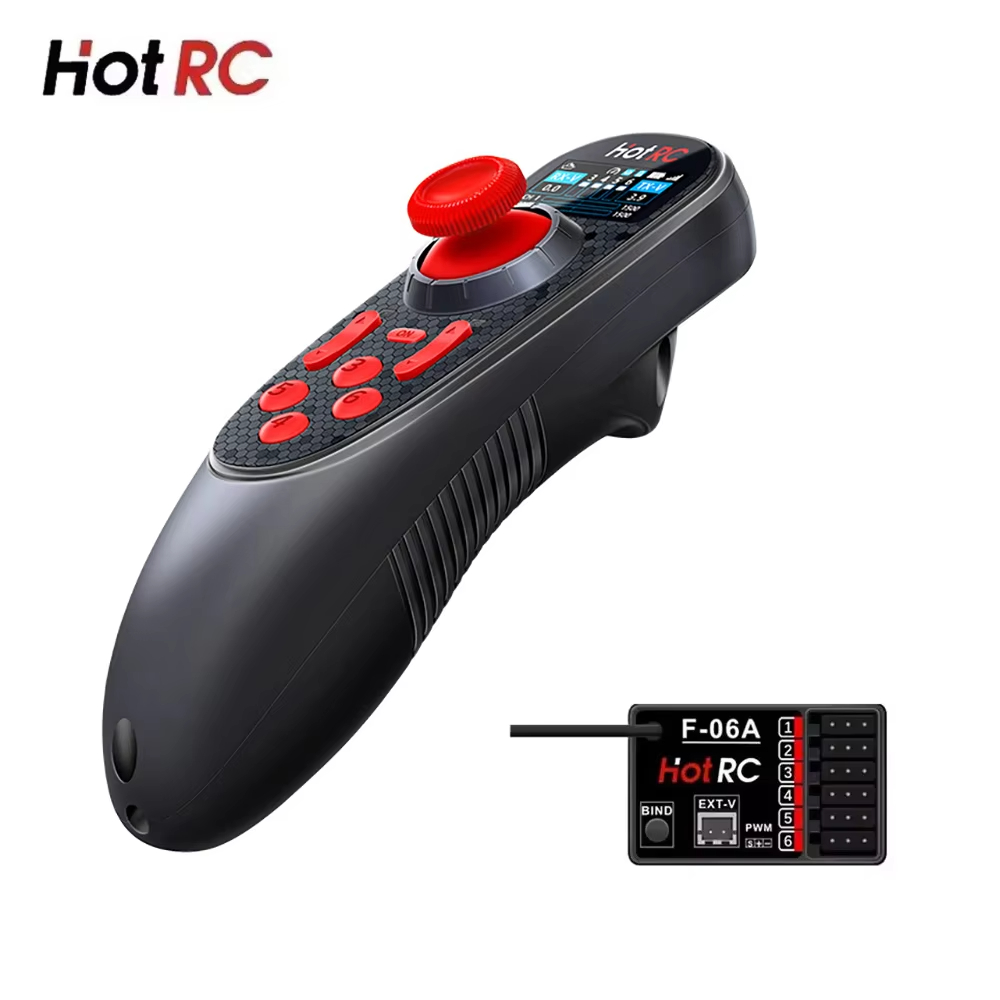 HOTRC Hotrc DS-650 DS 650 6CH  - مراجعة Radio Transmitter 2.4Ghz وسعره