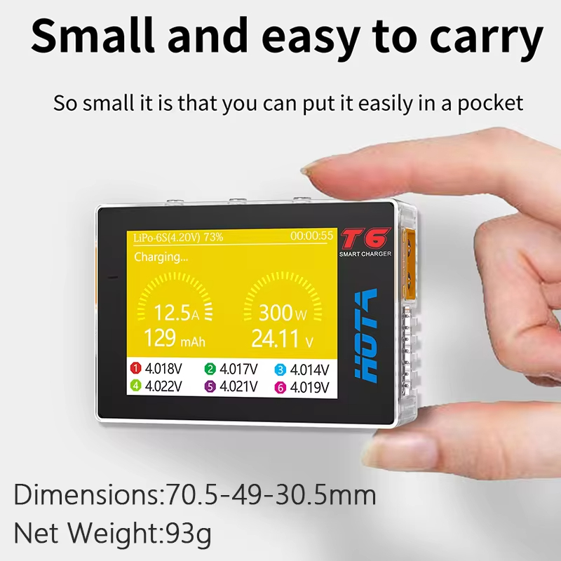 HOTA-شاحن توازن ذكي ، مفرغ ليب - مراجعة Balance Charger Rc وسعره