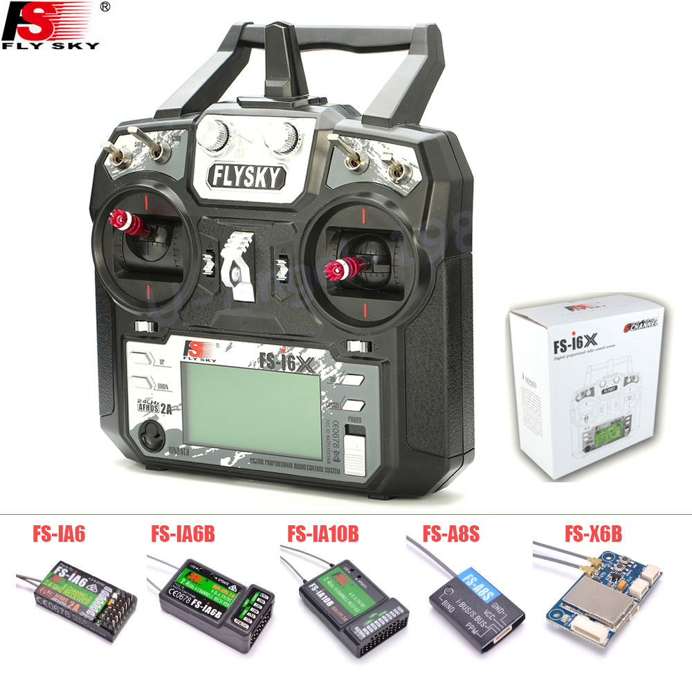 FLYSKY FS-i6X FS i6X 10CH 2.4  - مراجعة Radio Transmitter 2.4Ghz وسعره