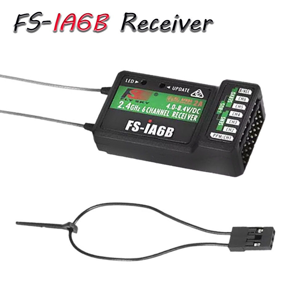 نظام راديو FS-i6 6CH 2.4GHz AF - مراجعة Radio Transmitter 2.4Ghz وسعره