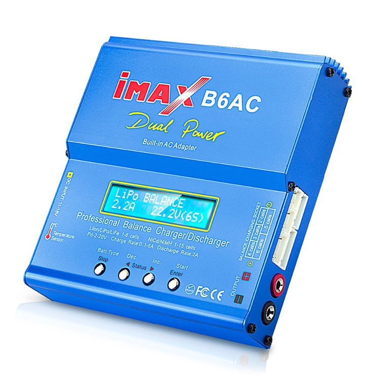 IMAX B6AC شاحن RC 80 واط 6A 2- - مراجعة Balance Charger Rc وسعره