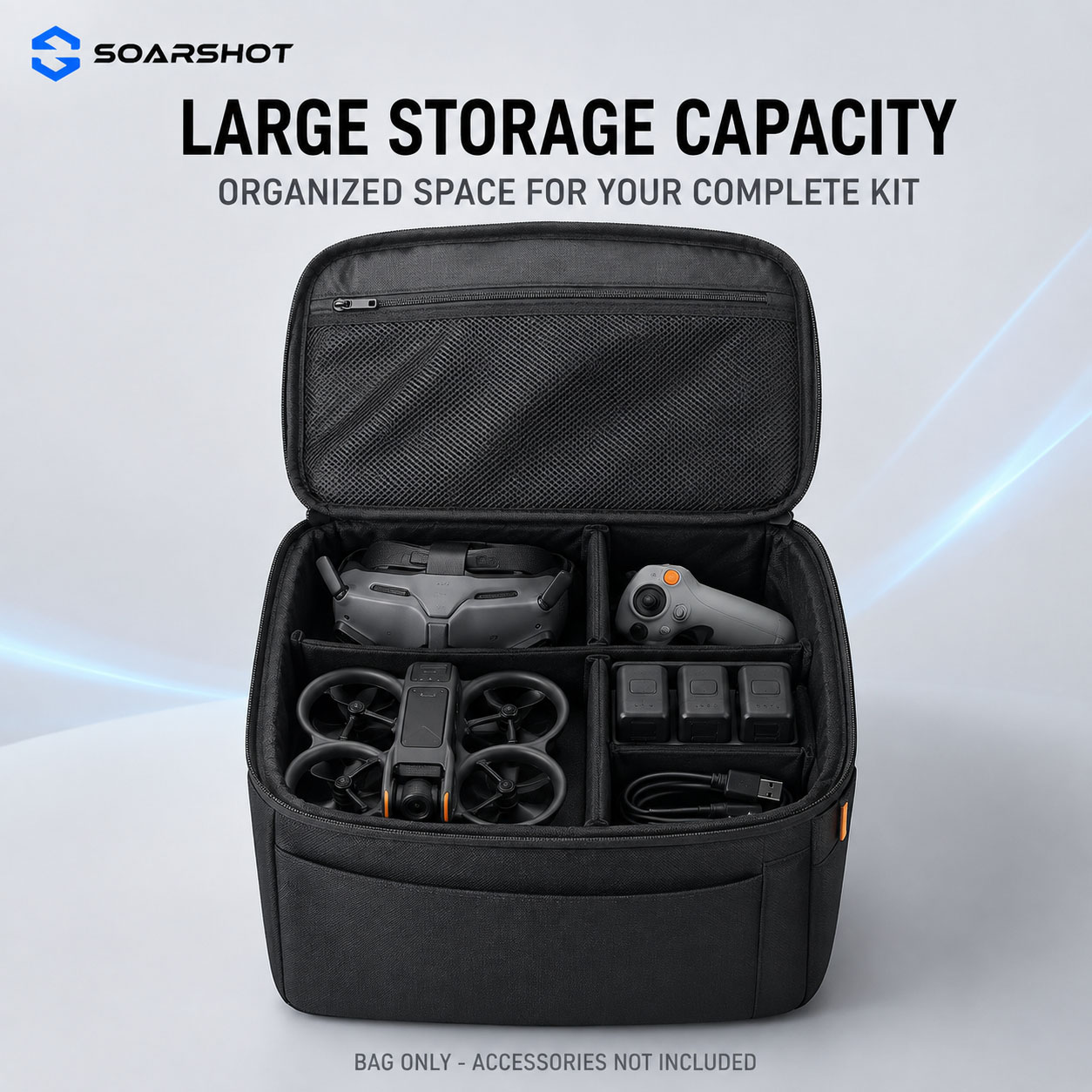 حقيبة حمل SOARSHOT لنظارات DJI - مراجعة Drone Goggles Dji وسعره